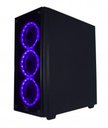 Gabinete Gaming Naceb Technology PLAYER Crystal Case NA-0603, Full ATX, Negro