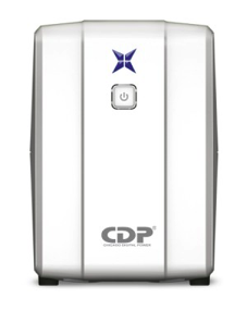 No-Break CDP R-UPR 758, 750 VA, 375 W, Negro, Color blanco