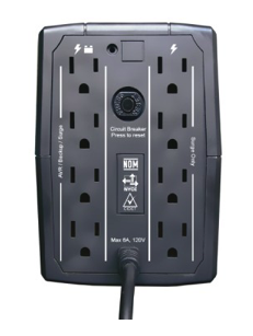 No-Break CDP R-UPR 758, 750 VA, 375 W, Negro, Color blanco