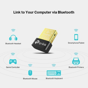 Adaptador NANO USB 2.0 Bluetooth 4.0 TP-LINK UB400, Negro