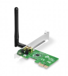 Tarjeta de Red PCI Express TP-LINK TL-WN781ND, Verde, 150 Mbit/s