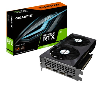 Tarjeta de Video GIGABYTE GV-N3050EAGLE OC-8GD, GeForce RTX 3050, 8 GB, GDDR6, PCI-e 4.0 x 16