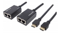 Extensor HDMI MANHATTAN 207386, Negro, HDMI