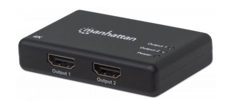 Splitter HDMI de 2 puertos; Resolución 4K@30Hz, Video full 3D y Color Profundo