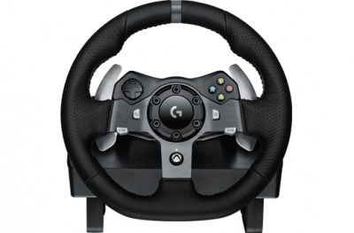 Volante LOGITECH G920 DRIVING FORCE, Negro, Volante de carreras, PC, Xbox One